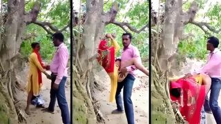 Kamababa porn sex mms Jija fucking young sali in park