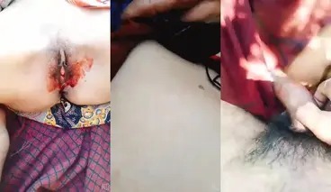 Indian BF Videos Village Hot Virgin Girl First Time fucking with lover before Marriage