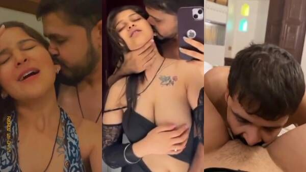 Latest leaked viral mms Hot Indian Insta girl Isha’s erotic romance and pussy licking by bf