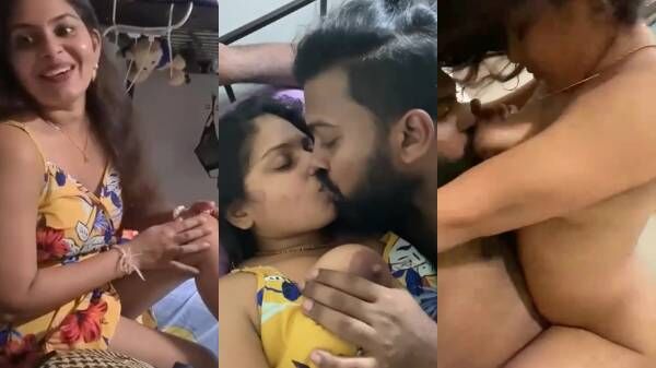 Masa49 com XXX hot Newly married Indian couple’s romance and sex during honeymoon