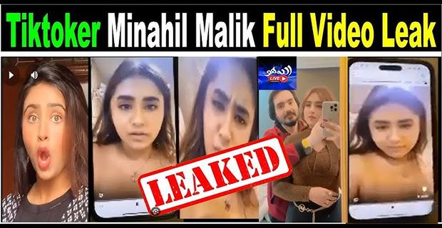 Masa49 Famous Most Demanded Pakistani Tiktok Star Minahil Malik Viral Leaked MMS Video
