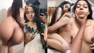 Free Desi Hindi XXX Porn MMS Horny GF Nude Fucking Dancing Slapping Ass with BF